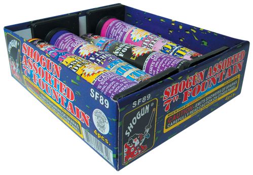 SHOGUN ASSORTMENT 7" FOUNTAIN